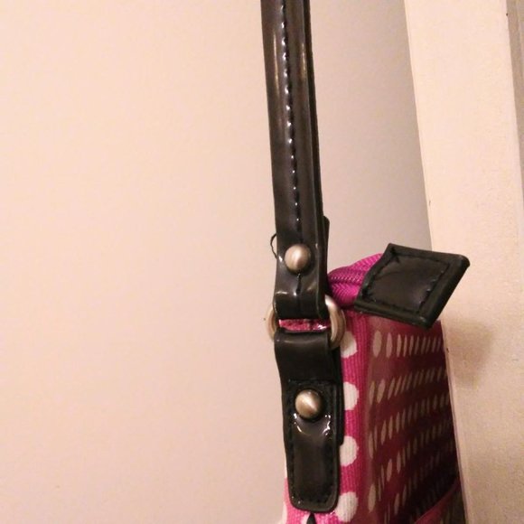 Merona Red Polka Dot Crossbody Bag - Picture 7 of 7